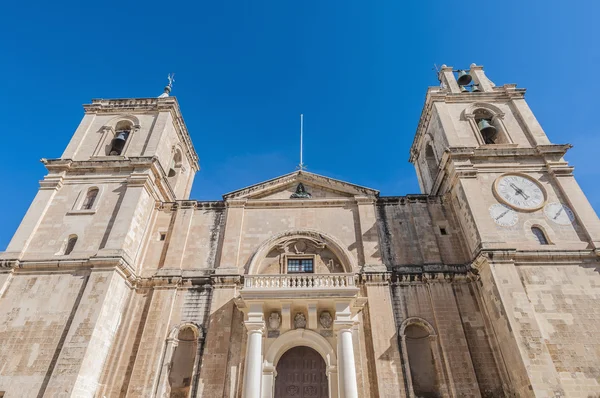 Katedrála svatého Jana ve Vallettě, malta — Stock fotografie