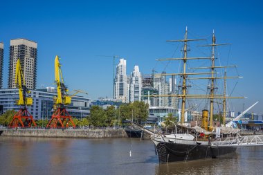 Buenos Aires 'teki Puerto Madero Bölgesi, Arjantin.