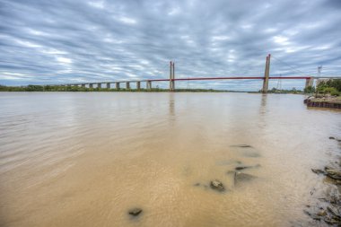 Zarate brazo largo Köprüsü, entre rios, Arjantin
