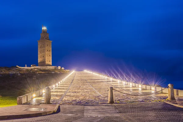 Herkulestornet i a Coruña, Galicien, Spanien. — Stockfoto