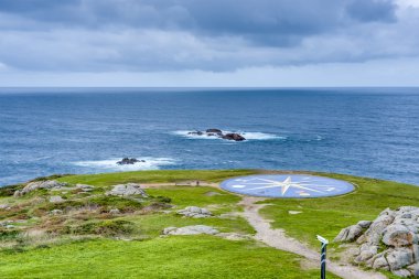Pusula gül a coruna, Galiçya, İspanya.