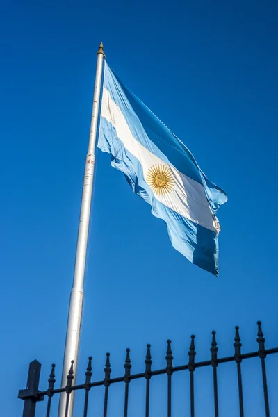 Buenos aires, Arjantin Arjantin bayrağı. — Stok fotoğraf