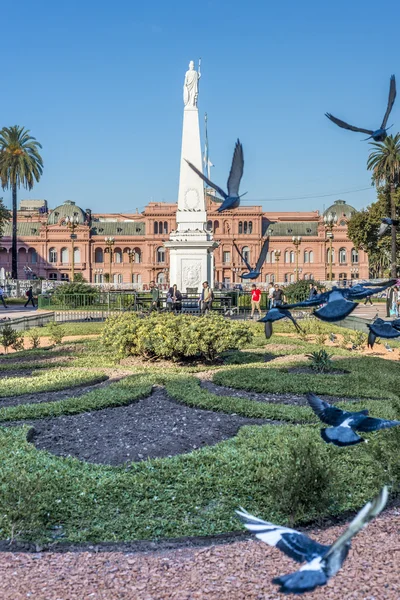 Plaza de mayo w buenos aires, Argentyna. — Zdjęcie stockowe