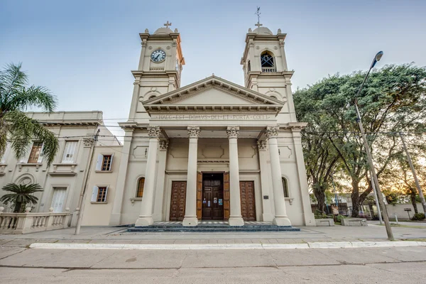 桑托斯胡斯托 y pecador 教会在结肠、 阿根廷 — 图库照片