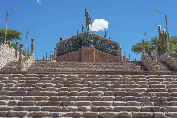 Unabhängigkeitshelden in humahuaca, Argentinien. — Stockfoto