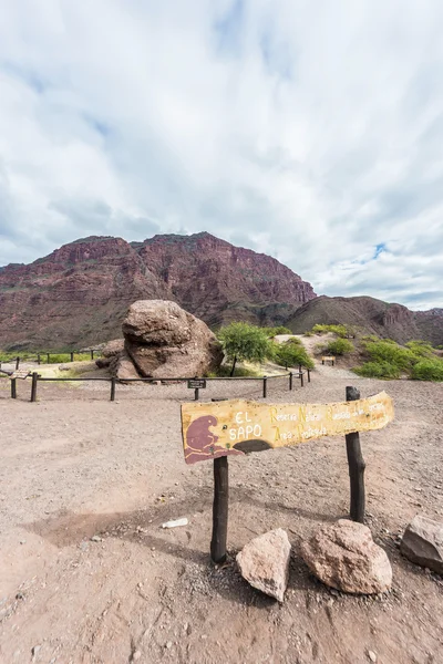 Quebrada de las conchas, salta, Argentyna Północnej — Zdjęcie stockowe