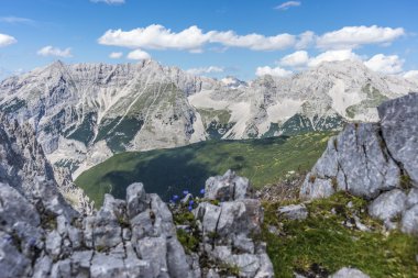 nordkette dağ tyrol, Innsbruck, Avusturya.