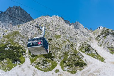 innsbrucker nordkette teleferik Avusturya.
