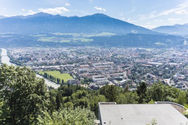 nordkette dağ tyrol, Innsbruck, Avusturya.
