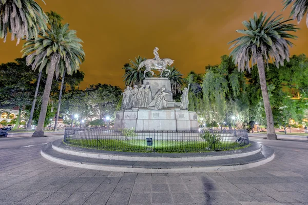 Praça 9 de Julio em Salta, Argentina — Fotografia de Stock