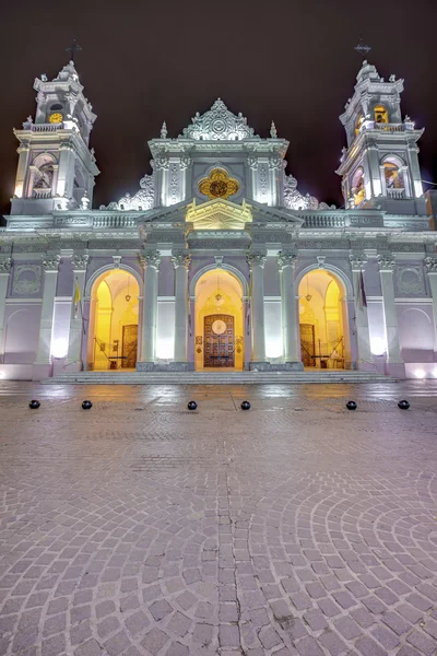 Βασιλική καθεδρικό ναό σε salta, Αργεντινή — Φωτογραφία Αρχείου
