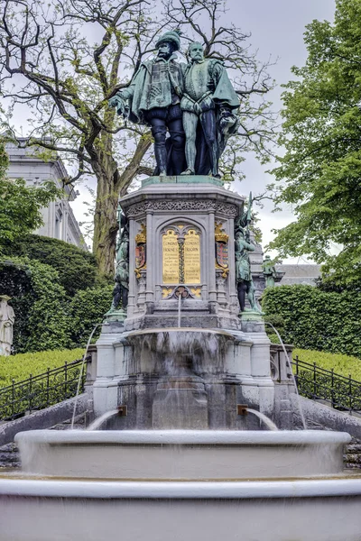 Petit Sablon Square em Brussels, Bélgica — Fotografia de Stock