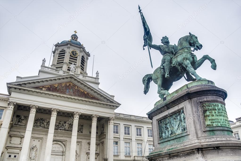 Godfrey of Bouillon in Brussels, Belgium Stock Photo by ©AnibalTrejo