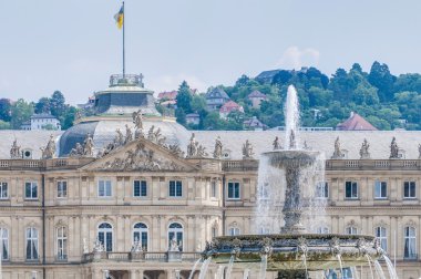 Yeni Sarayı'nda schlossplatz Stuttgart, Almanya