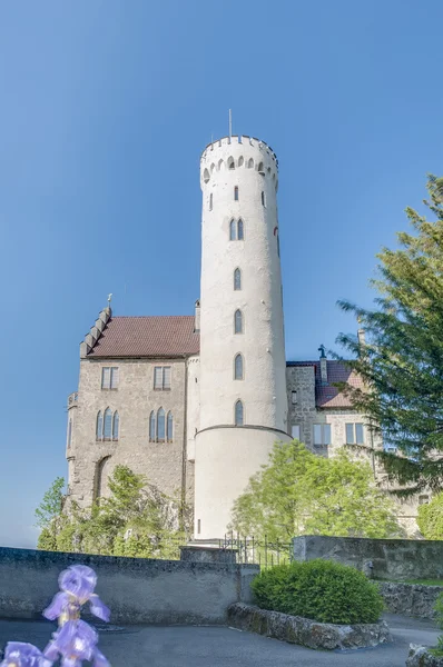 Κάστρο του Λίχτενσταϊν στη Βάδη-Βυρτεμβέργη, Γερμανία — Φωτογραφία Αρχείου