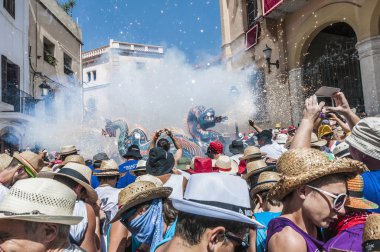 festa sitges, İspanya büyük DRAC fantastik rakam