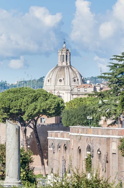 Ρωμαϊκό Φόρουμ στη Ρώμη, Ιταλία. — Φωτογραφία Αρχείου