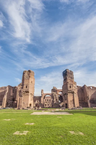 De Thermen van caracalla in rome, Italië — Stockfoto