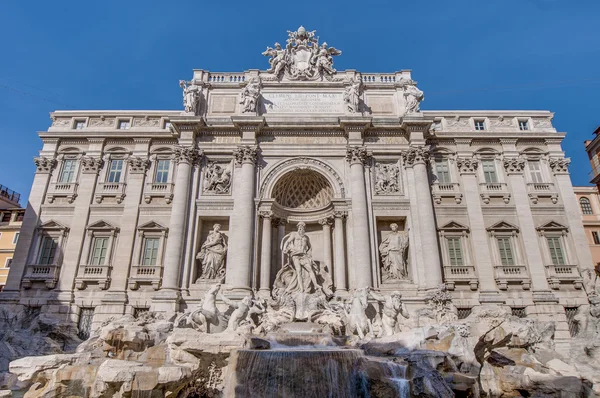 Trevi Fountain, the Baroque fountain in Rome, Italy. Royalty Free Stock Photos