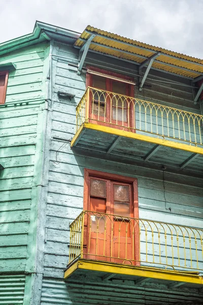 Straße caminito in buenos aires, argentinien. — Stockfoto