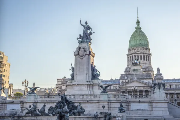 Congres square in buenos aires, Argentinië — Stockfoto