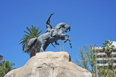 San martin meydanda mendoza, Arjantin.