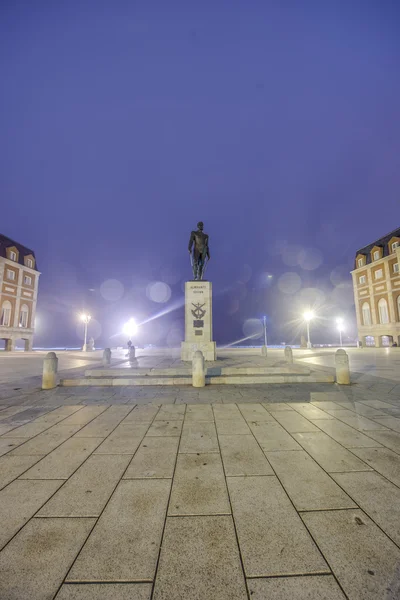 Almirante brown plein in mar del plata, Argentinië — Stockfoto