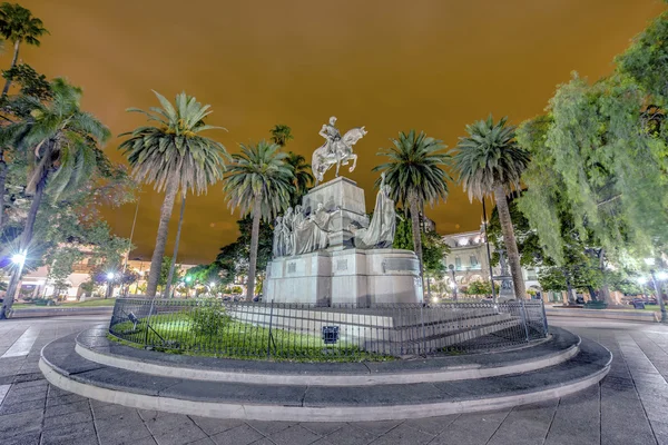 Praça 9 de Julio em Salta, Argentina — Fotografia de Stock