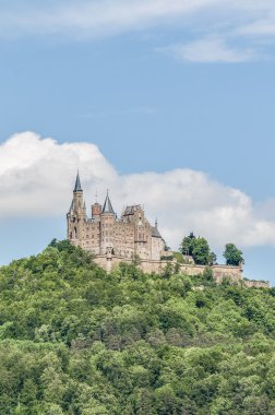 Hohenzollern Kalesi içinde baden wurttemberg, Almanya