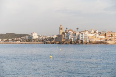 köy manzarası, sitges, İspanya