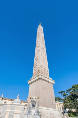 Roma 'daki Piazza del Popolo, İtalya