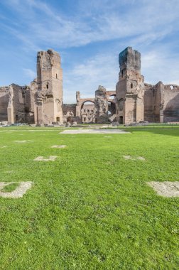 Roma, İtalya caracalla hamamları