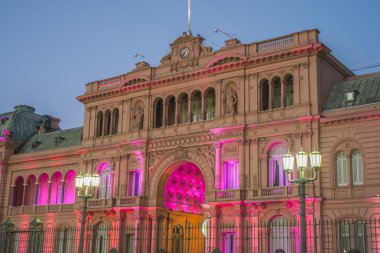 casa rosada bina buenos aires, Arjantin.
