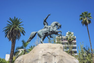 San martin meydanda mendoza, Arjantin.