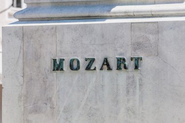 Mozart, Salzburg, Avusturya mozart Meydanı (mozartplatz) heykeli