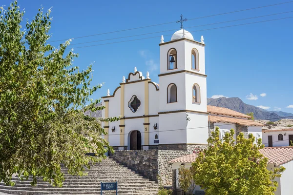 Kostel angastaco na trase 40, salta, argentinaルート 40、サルタ、アルゼンチンの angastaco の教会 — Stock fotografie
