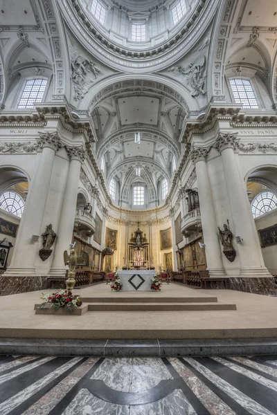Katedrála St aubin, namur, Belgie. — Stock fotografie
