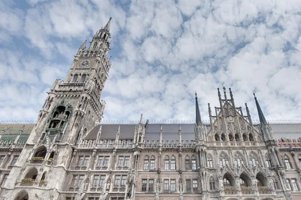 Neues rathaus budynku w Monachium, Niemcy — Zdjęcie stockowe