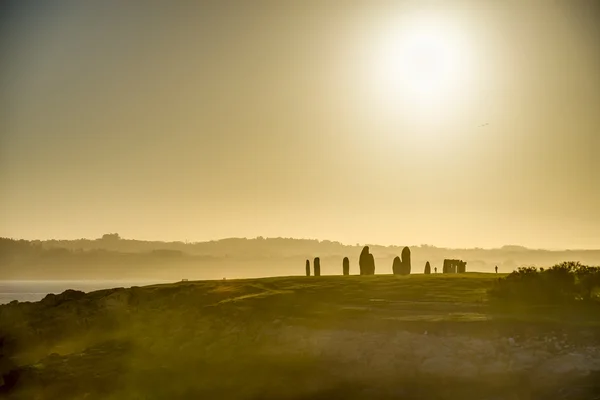 Menhirs park in A Coruna, Galicia, Spain — Stock Photo, Image