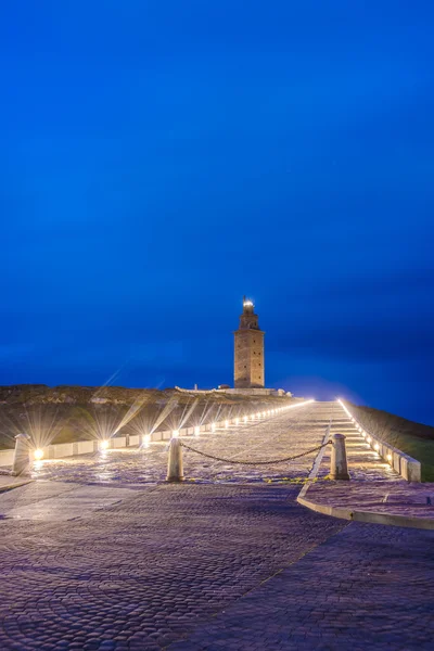 Torre de Hércules en A Coruna, Galicia, España . — Foto de Stock