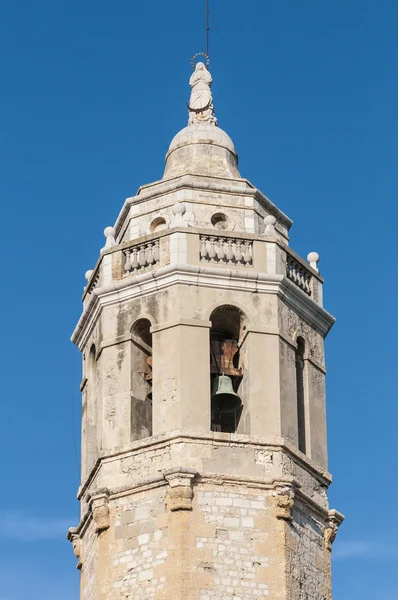 Sant bartomeu i kostel santa tecla, Sitges, Španělsko — Stock fotografie