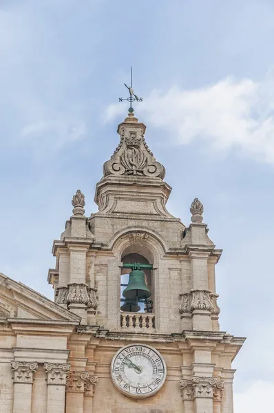 Mdina, malta, Aziz paul Katedrali — Stok fotoğraf