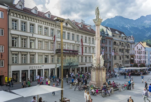 Coluna Santa Ana em Innsbruck, Áustria . — Fotografia de Stock