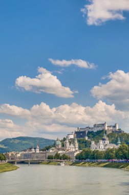 salzburg, Avusturya ile yoluna partnerliğindeki Nehri