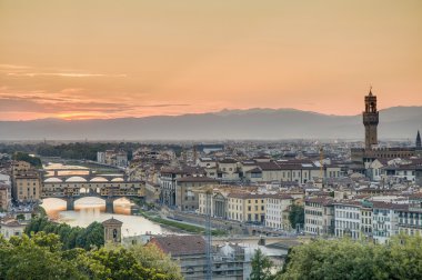piazzale michelangelo, İtalya görüldüğü gibi Floransa'nın