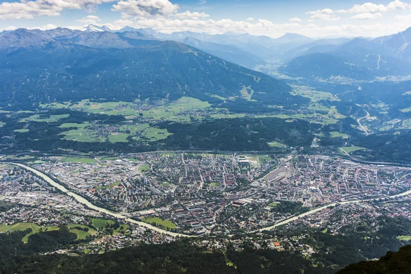 在奥地利因斯布鲁克蒂罗尔州的 nordkette 山. — 图库照片