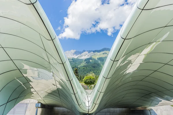 Nordkette hora v Tyrolsku, innsbruck, Rakousko. — Stock fotografie