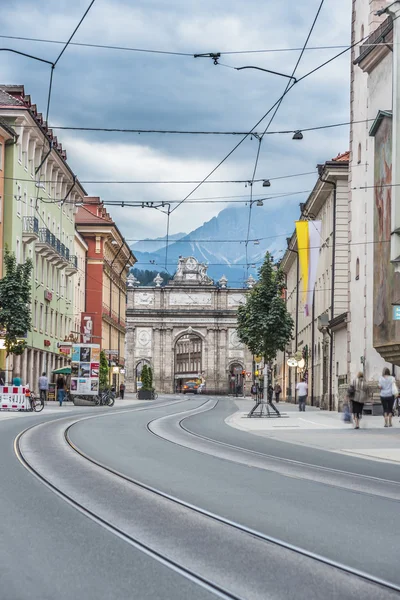 Triumphal Arch in Innsbruck, Austria. — Stock Photo, Image