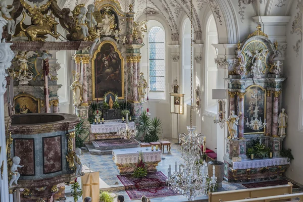 Kościół saint margaret w oberperfuss, austria. — Zdjęcie stockowe