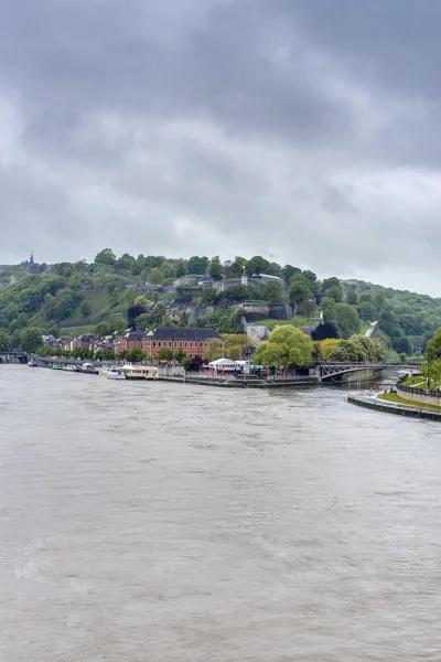 Maas in namur, Belgien — Stockfoto